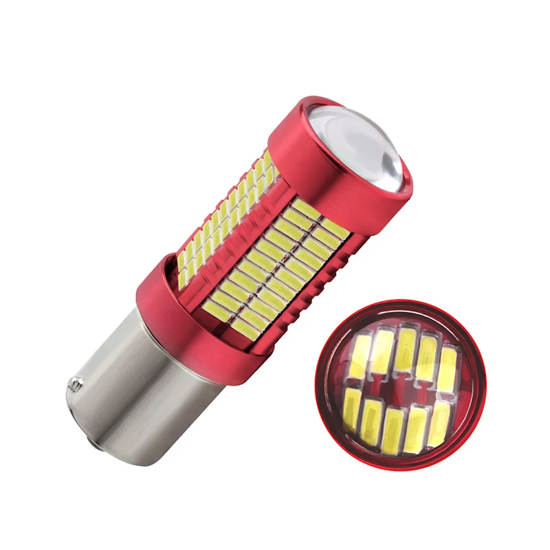 2 шт. BA15S 1156 P21W 1157 светодиодный 106 SMD 4014 автомобиль светодиодный светильник 1157 BAY15D светодиодный Авто дневные ходовые огни, указатель поворота светильник тумана Реверсивные огни лампы