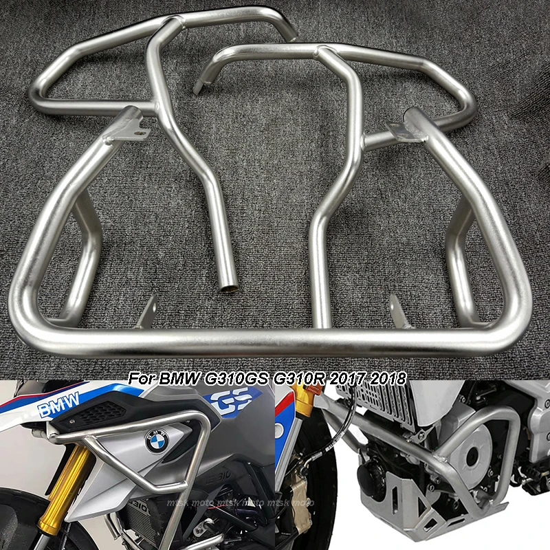 Верхний бампер из нержавеющей стали для BMW G310GS G310R 2017 2018 моторного масла верхний и