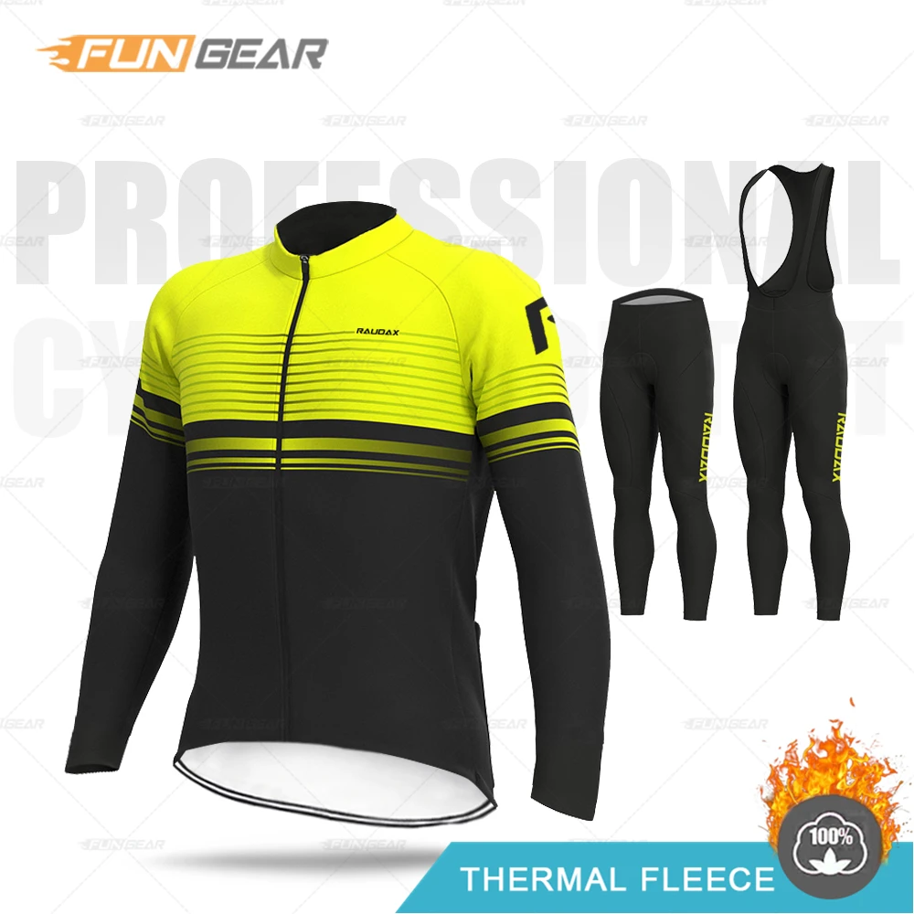 Велосипедная одежда с длинным рукавом мужской комплект из джерси 2020 зимний