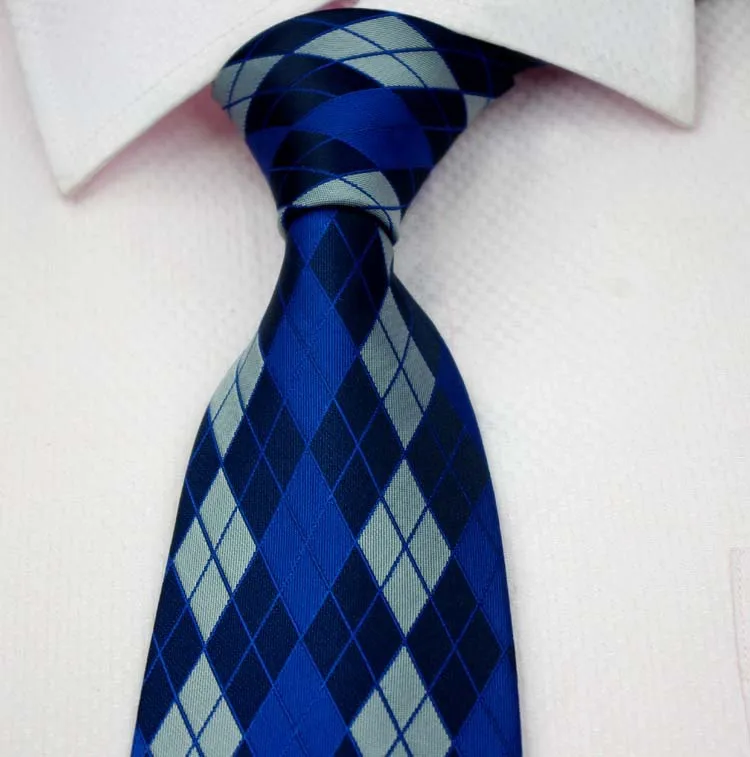Галстук 9 сантиметров Мужская рубашка в полоску галстук кешью плед в полоску галстук