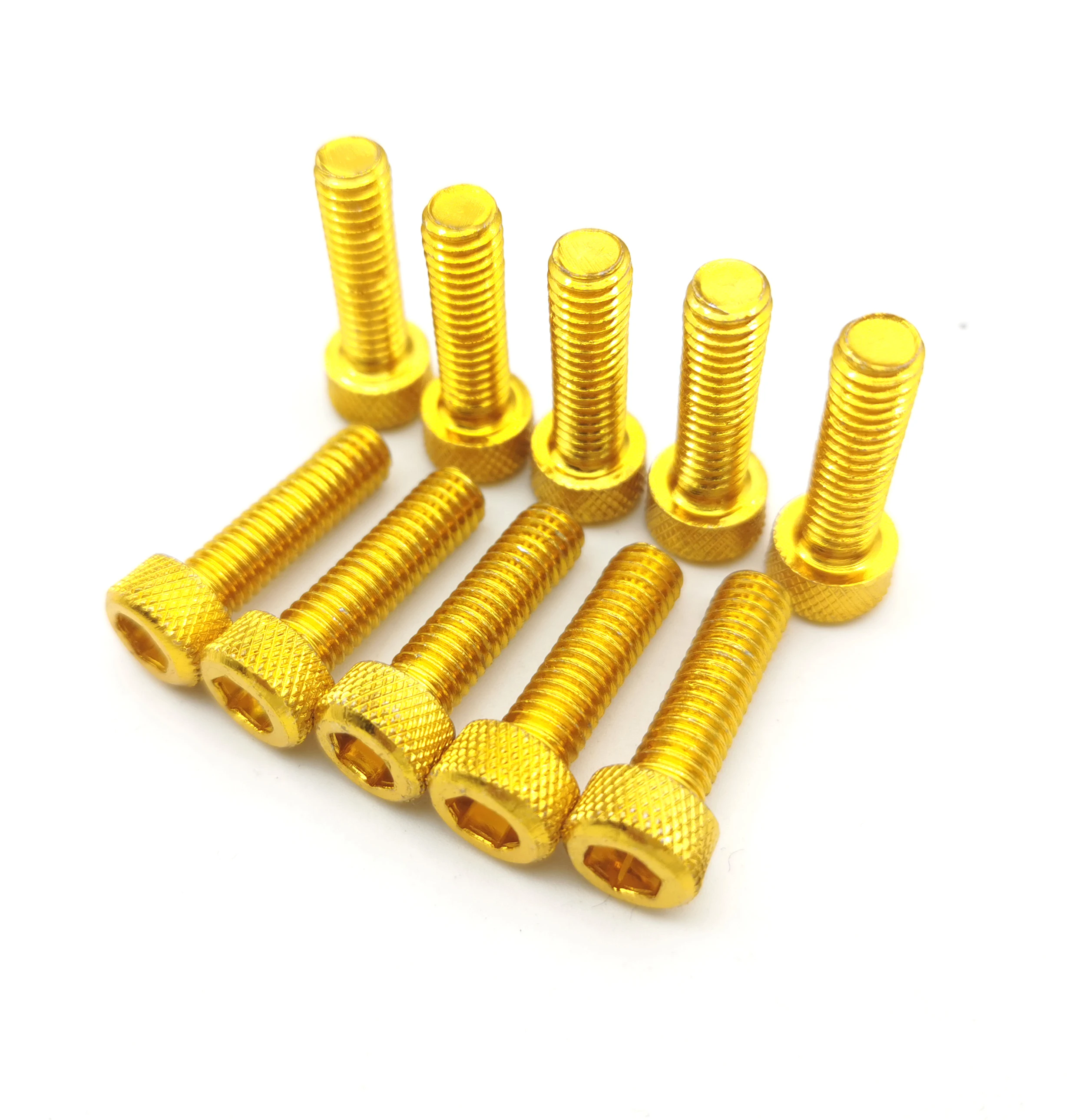 10pcs colorful universal 6MM racing motocross part kit fairing dirt pit bike moto fixing Nuts Bolts accessories motorcycle screw |
