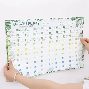 

New 100 Day Countdown Calendar Learning Schedule Periodic Planner Table Gift For Kids Study Planning Learning Supplies
