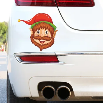 

Hot Cute Car Stickers Window Glass Decal Christmas Decoration Stickers Car Accessories