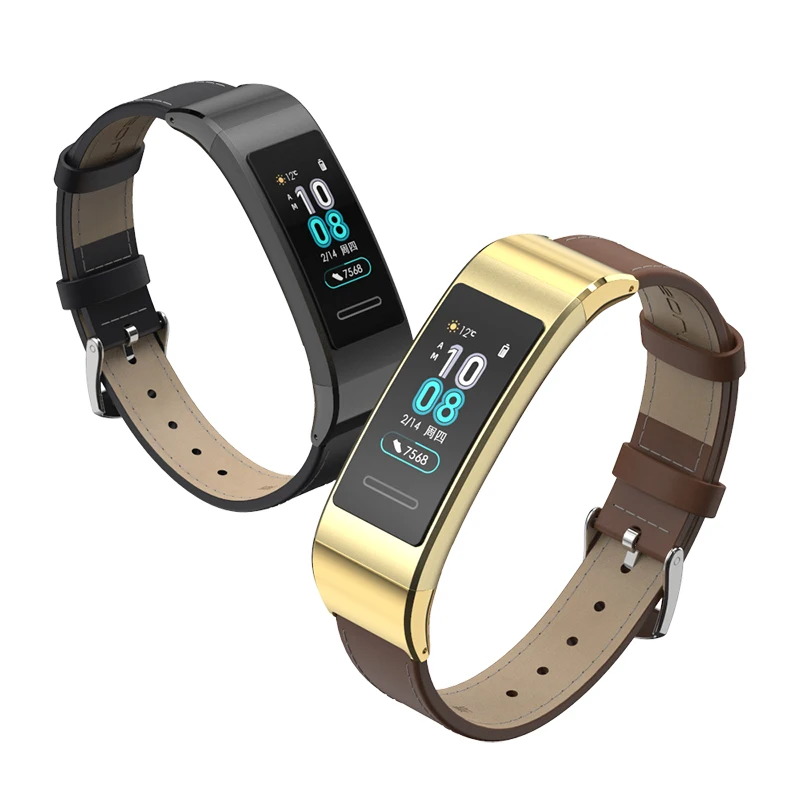 Mijobs для huawei Band 3 pro ремешок в ремне для наручных часов для huawei Band 3 кожаный браслет из нержавеющей стали смарт носимые аксессуары