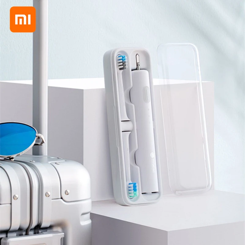 Xiaomi Mijia электрическая зубная щетка водонепроницаемые беспроводные портативные перезаряжаемые динамики звуковая зубная щетка с подарочной коробкой Рождественский подарок