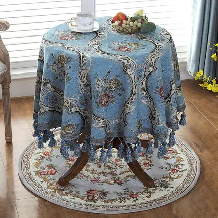Роскошная Европейская скатерть с вышивкой Свадебные украшения обеденный кухонный стол КРЫШКА БАНКЕТНЫЙ кофе можно мыть скатерть - Цвет: pattern 05