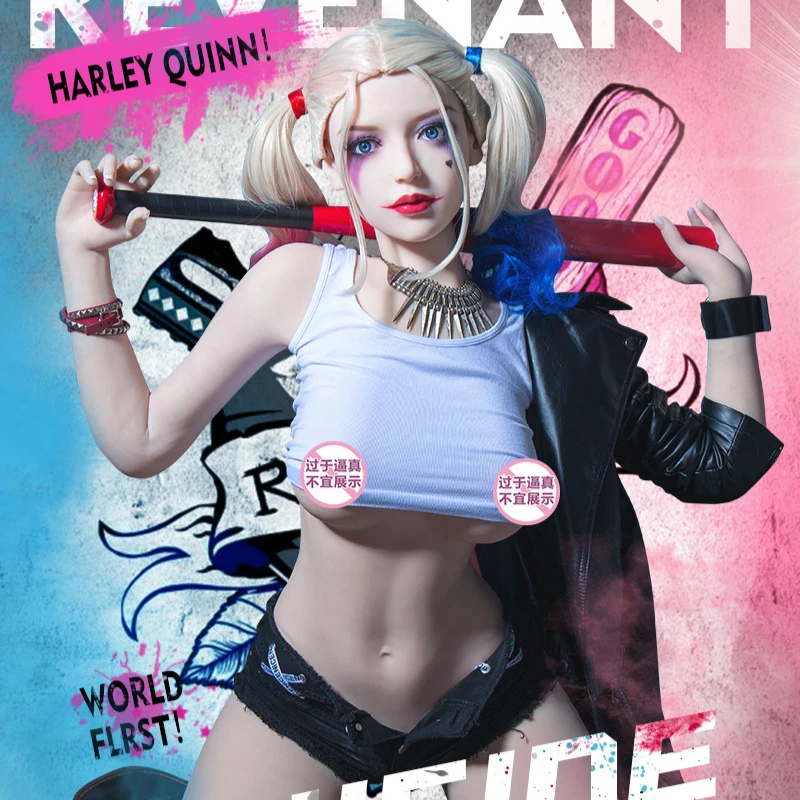 Харли Квинн DC Реалистичная большая грудь секс кукла реалистичные мужчины