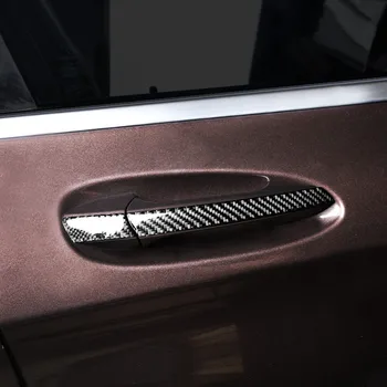 

Car Styling Outer Door Handle Decoration Trim Stickers For Mercedes Benz C Class W204 2007-2014 LHD Doorknob Cover Strips