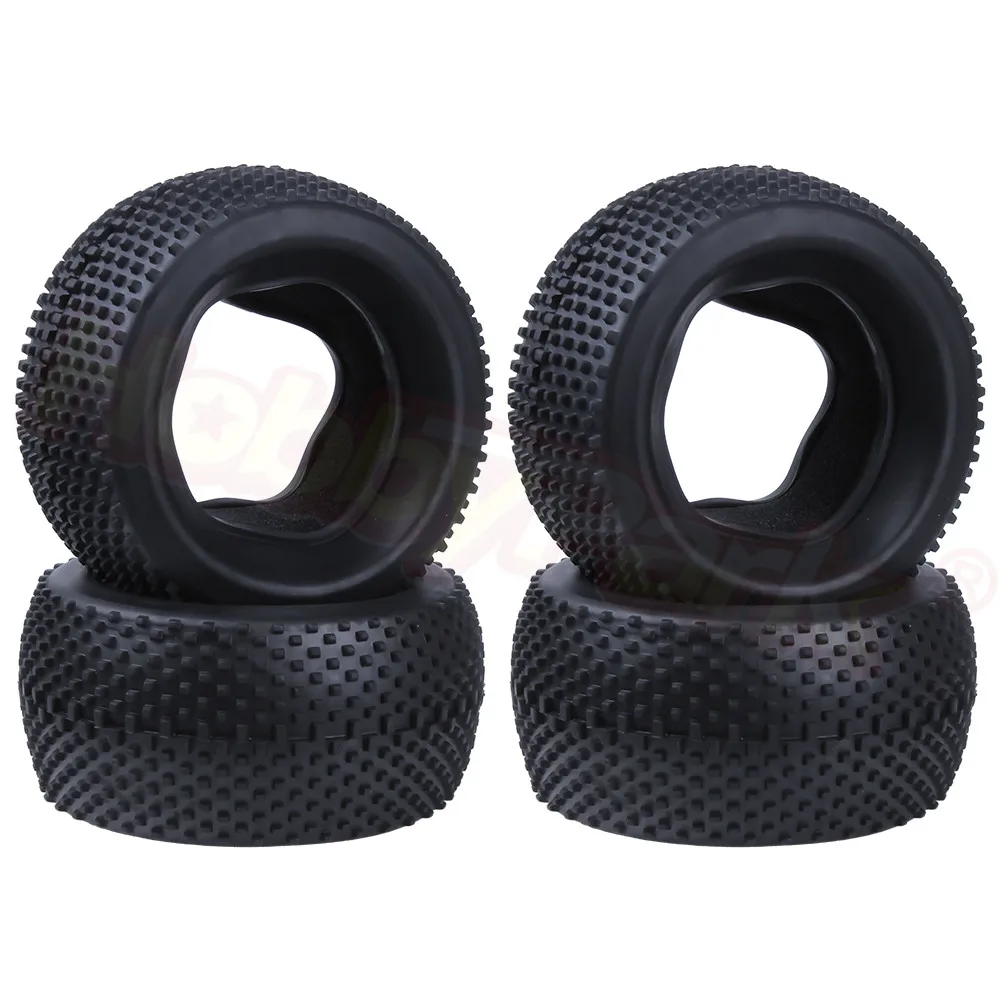 Rubber Tires With Foam Inserts For 1/8 Scale Rc Monster Truck 140x70mm