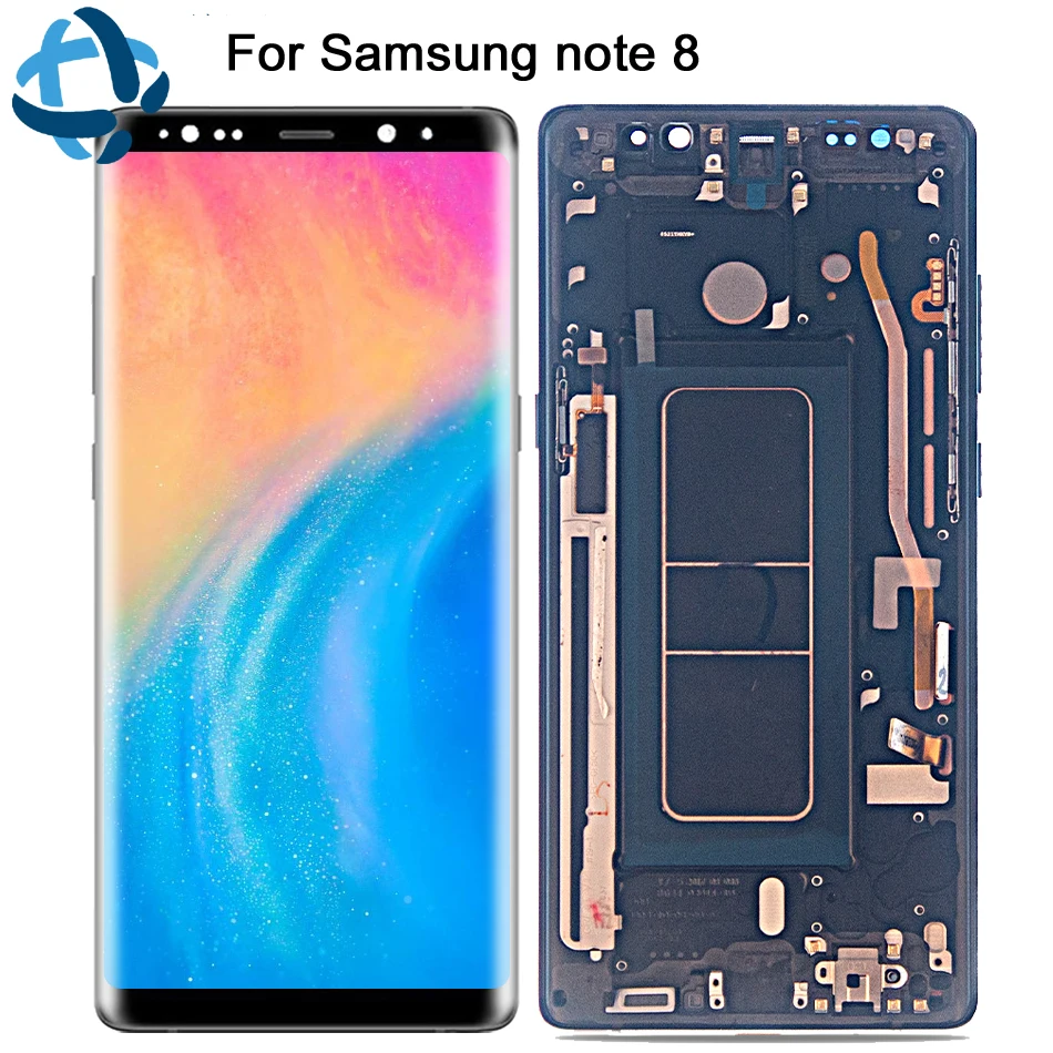 

Super AMOLED For SAMSUNG Galaxy Note 8 note8 LCD N950 Display Touch Screen Assembly N950F N950D N950DS N950U lcd Replacement