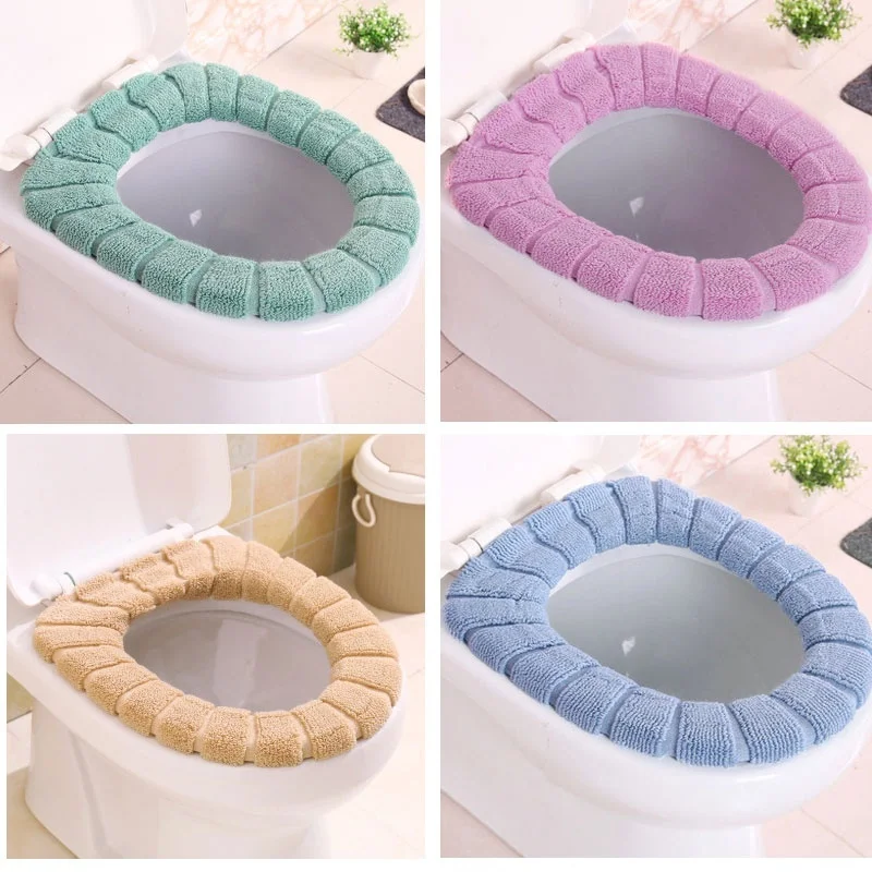 Delicate New Single-Pieces Set Overcoat Toilet Case High Quality Toilet Seat Cover Universal Warm Soft Washable Mat good