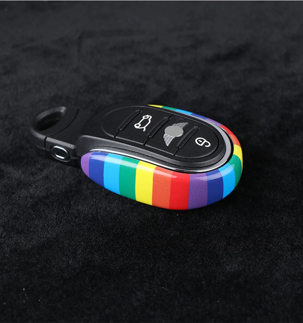 Car Styling Key Case Cover Chain Union Jack Decoration For BMW Mini Cooper S JCW One D F54 F55 F56 F57 F60 Car Accessories