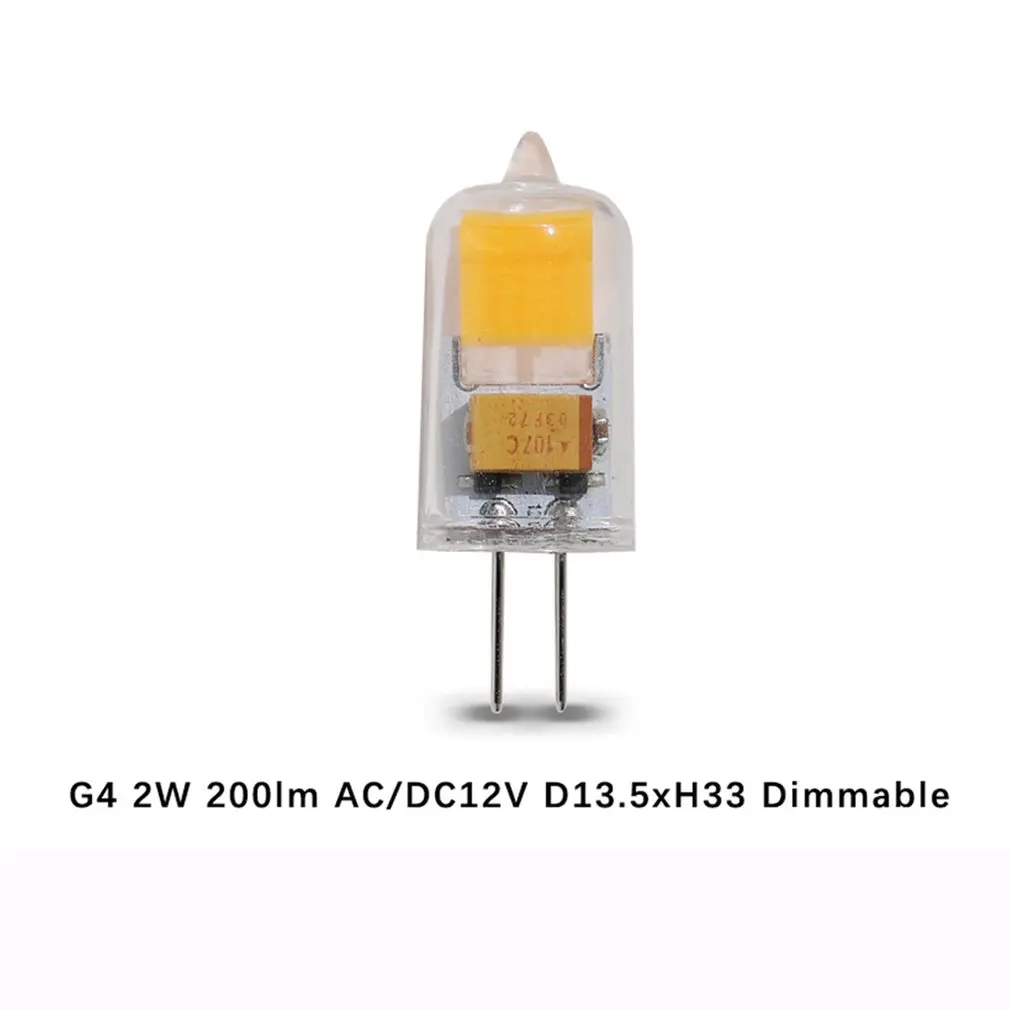 Мини G4 2w Dimmerable хрустальные светодиодные лампы энергосберегающие светодиодные лампы для комнаты наружный светильник