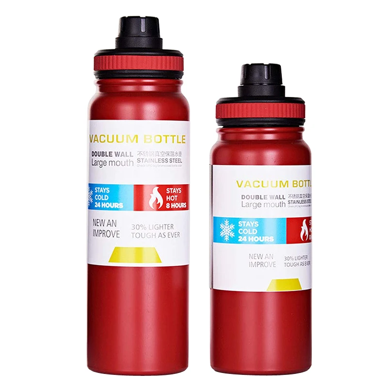 

UPORS 600ml 800ml Sport Water Bottle Large Capacity Stainless Steel Tumbler Portable Double Wall Insulated Vacuum Thermos Bottle