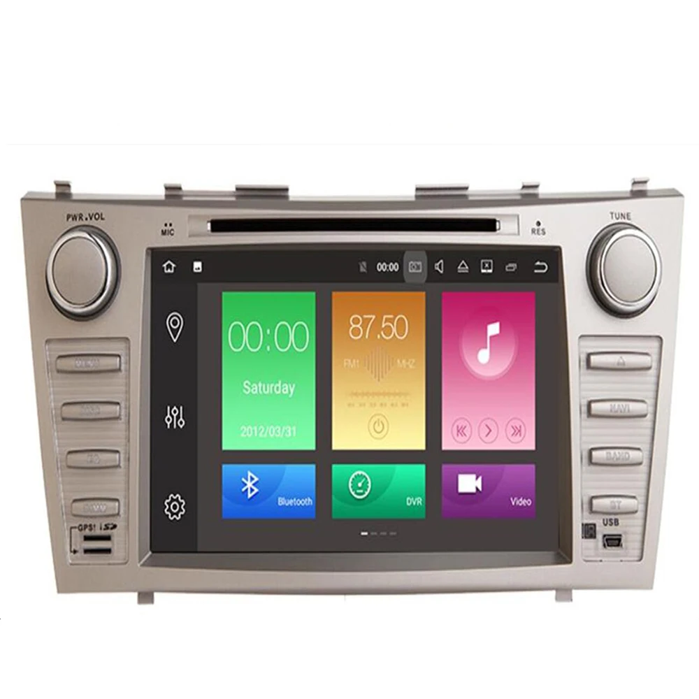Авторадио 2 Din Android 10 Автомобильный DVD плеер для Toyota Camry 2007 2008 2009 2010 2011Aurion 2006