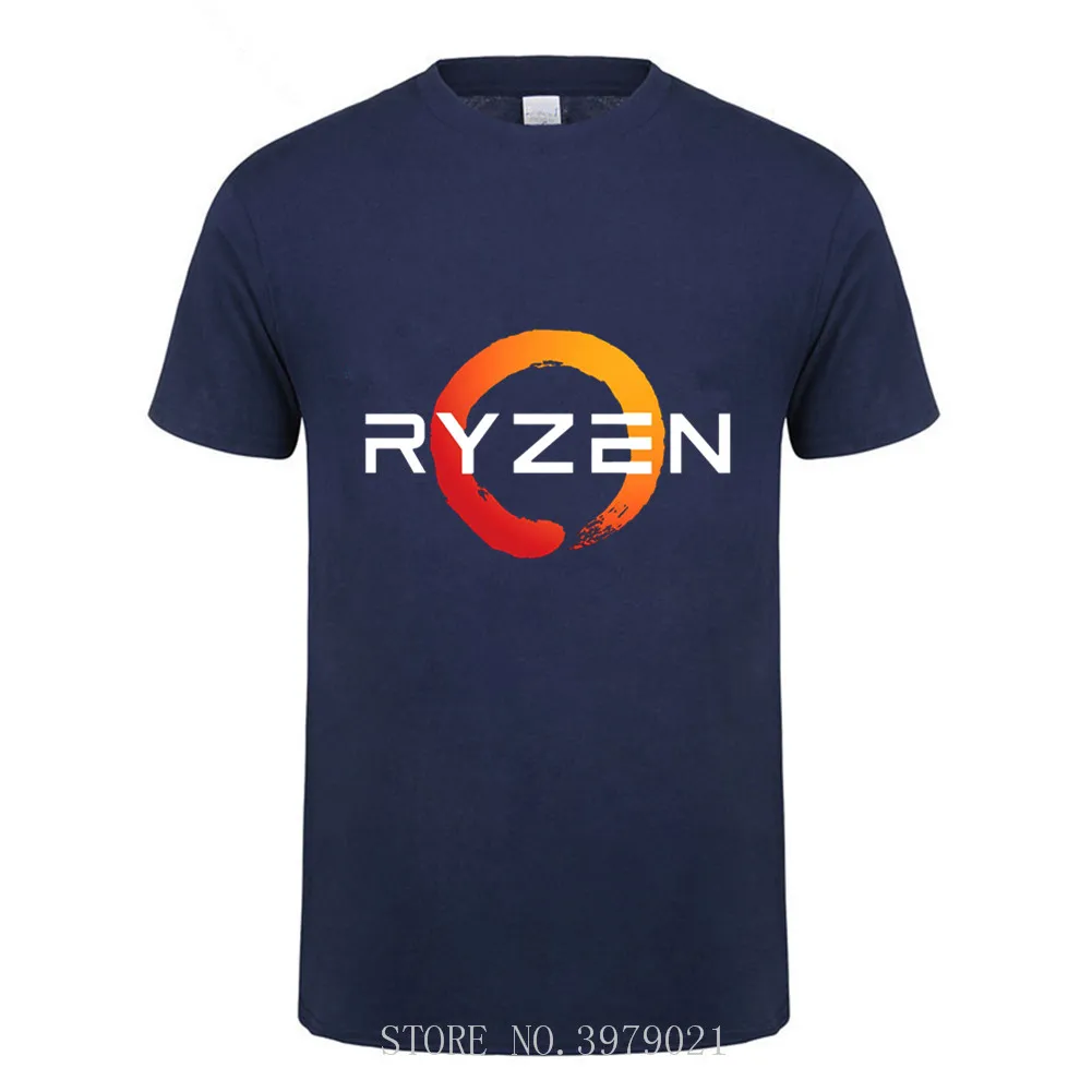 Лидер продаж 2019 забавная хлопковая Футболка PC CP uпроцессор AMD RYZEN для мужчин