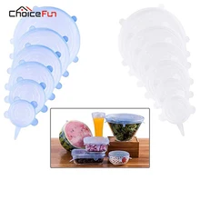 12 упаковка мягкая силиконовая крышка различных размеров Крышка для чаши, прочная расширяемая пищевая Защитная крышка для посуды контейнер для банок