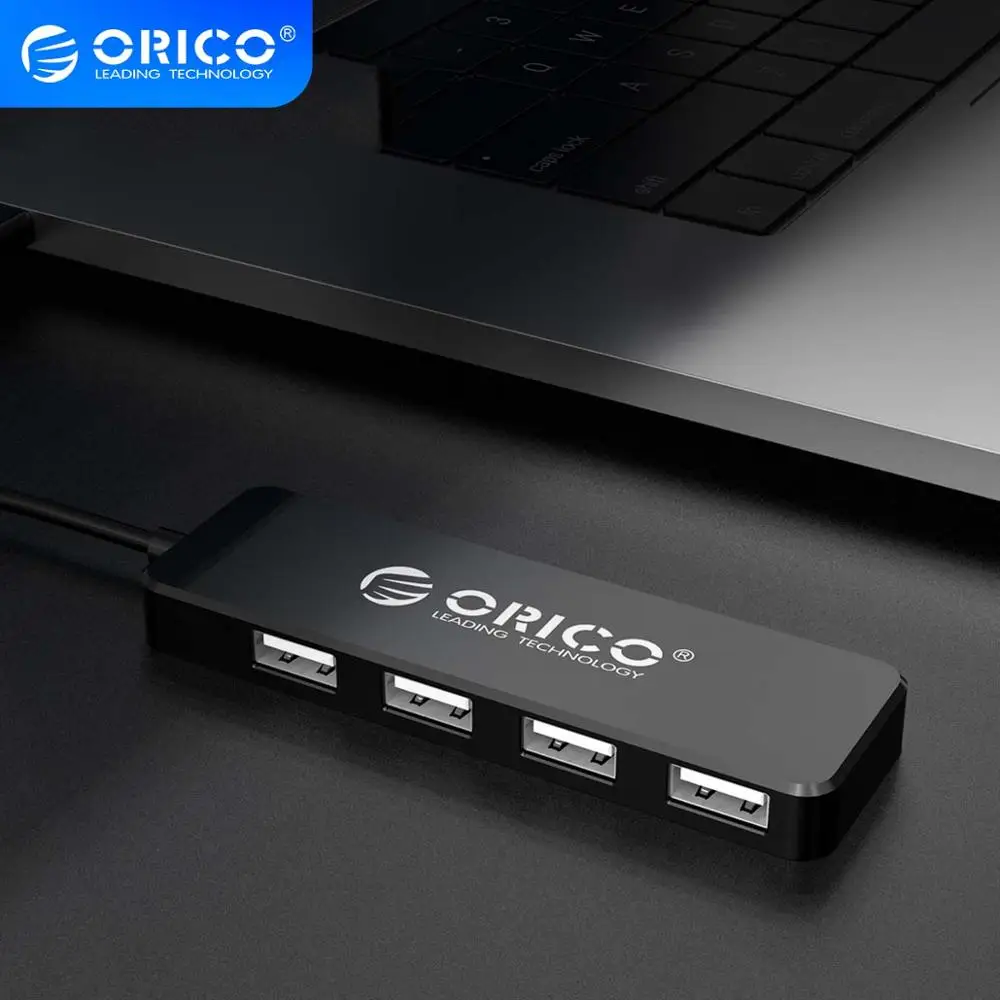 Tanio ORICO USB2.0 centrum Multi 4 portowy szybki USB rozdzielacz