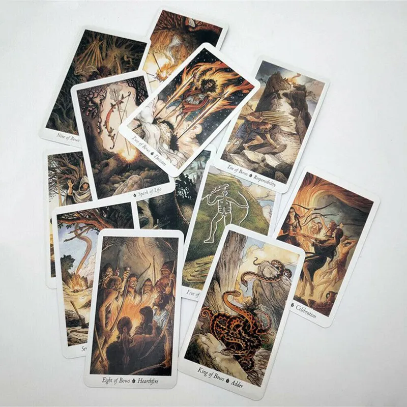

Child Adult Wild Wood Nature English Tarot Card Oracle Card Guidance Divination Fate Board Game Camping Party Entertainment Toys