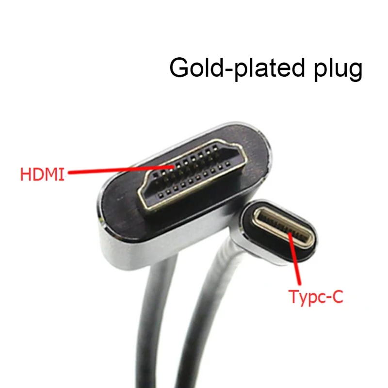 1,8 м Длина Usb 3,1 Usb-C type C штекер 4K 60Hz Hdmi 2,0 Hd кабель-переходник для телевизора для Macbook Phone Tablet Pc