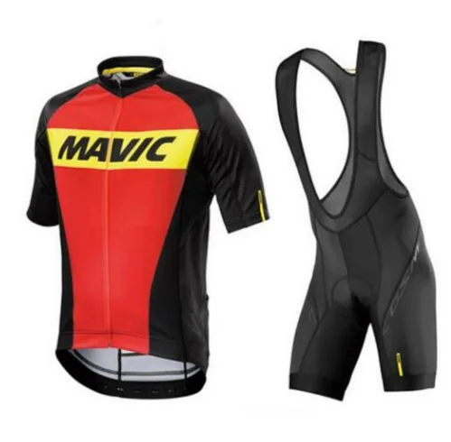 MAVIC Pro Sommer Radfahren Jersey Conjuntos 9d гель Gepolsterte Pantalones Cortos De Bicicleta Atmungs про Джерси