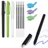 Automatic Fade Pen Kit Disappearing Refill Invisible Blue Ink Gel Magic Pens Calligraphy Board Handwriting practice Tools 2