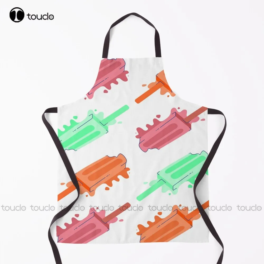 

keep calm and eat ice cream Apron Black Aprons Garden Kitchen Household Cleaning Personalized Custom Apron Unisex Adult