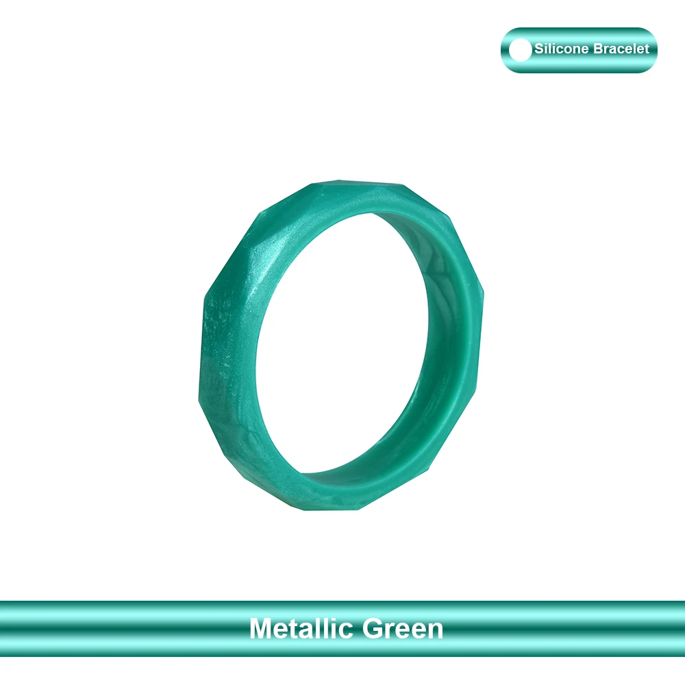 Mabochewing 1PCS Fashion Stylish Geometric Mommy Women Charm Wristband Food Grade Silicone Baby Teether Bracelet