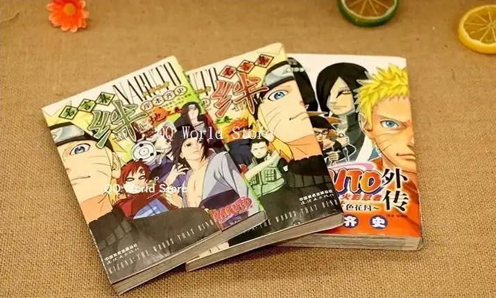 1 Books Vol 53 72 3 Books Painting Collection Additional Story Select Naruto Japan Youth Fantasy Manga Comic Chinese Book Aliexpress