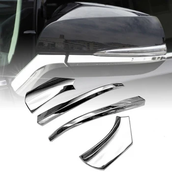 

4pcs Car Rear View Side Mirror Decorative Trims For Toyota RAV4 2019 2020 Chromium Styling Accessories
