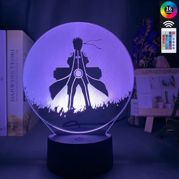 

led night light with sensor Naruto Uzumaki Poster for Bedroom Decor Nightlight Best Birthday Gift Naruto Night Lamp Bedside
