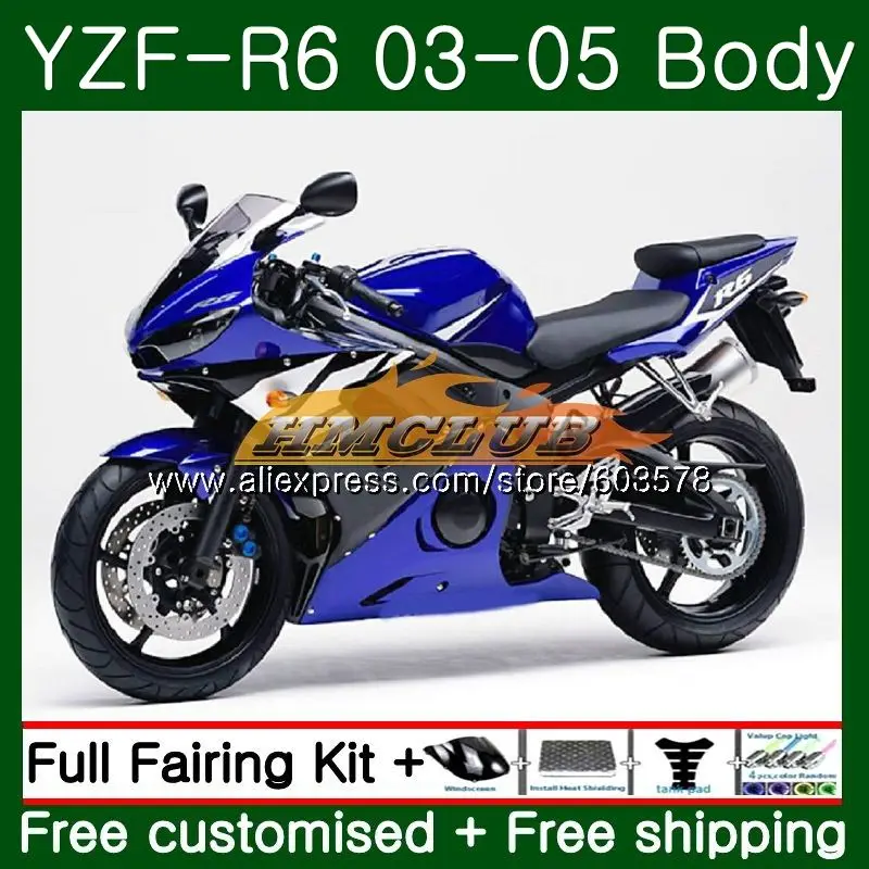 Корпус для YAMAHA YZF600 YZF R6 YZF-R6 2003 2004 2005 Кузов 54CL. 5 YZF 600 R 6 YZF-600 YZFR6 03 04 05 Обтекатели завод