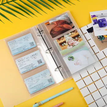 

240 Pockets 3 Ring Binder Transparent Mini Photo Album Fujifilm Instax Mini 11 9 8 7s 70 90 LiPlay Instant Camera Film Holder