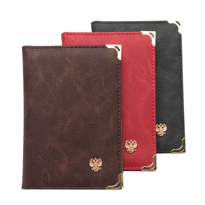 Russian Auto Car Driving Documents Card Wallet Retro PU Driver License Bag Cover Leather Business Holder Credit | Багаж и сумки
