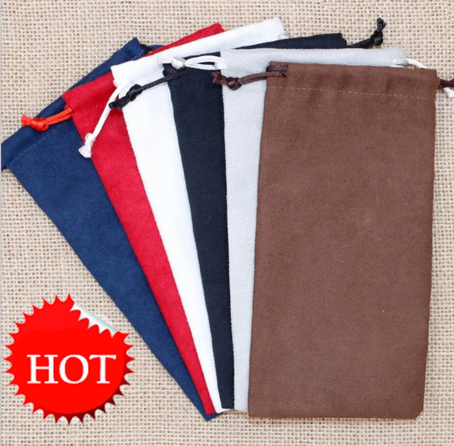 Bolsa De Terciopelo Con Cordón, Bolsa De Embalaje De Joyería, Regalo De Boda/Navidad, 1-10 Uds./lote