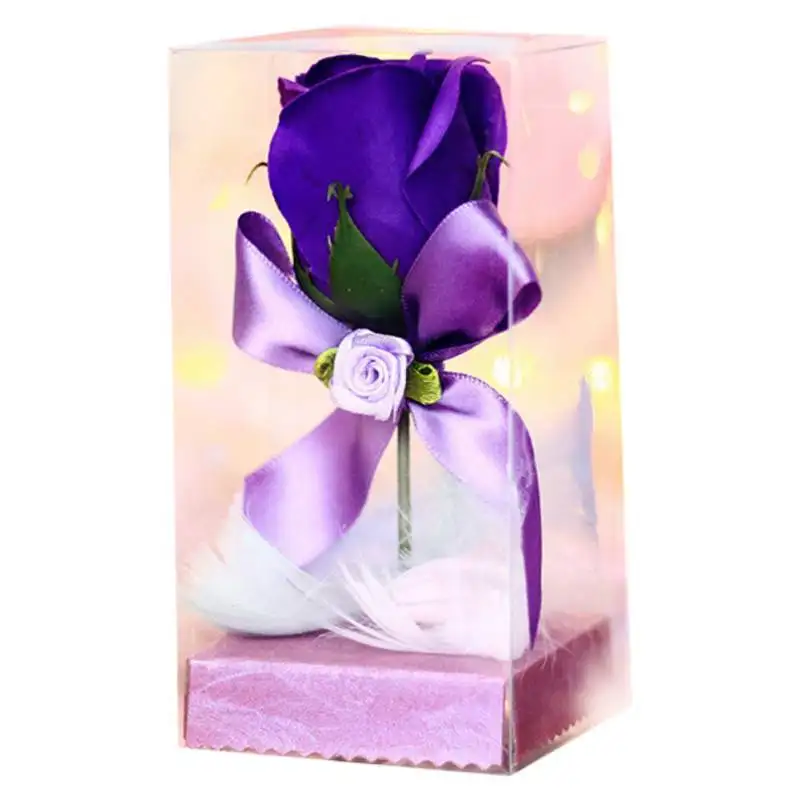Creative Valentines Day Gifts Rose Flower Scented Soap Bath Body Petal Perfumed Soaps Valentine Day Wedding Decoration Gift - Цвет: 6