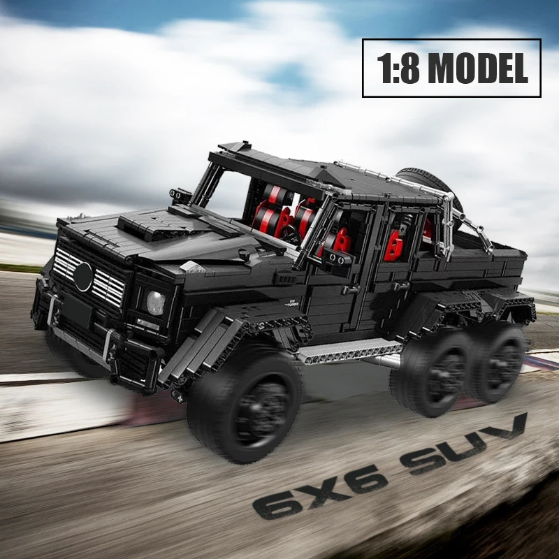 

3300PCS Technic Car the 6X6 G63 off Road Vehicle SUV Car Model Building Blocks Compatible Legoness MOC Toy for Children Boy Gift