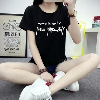 

Tees Women Funny T shirts Women Gray 2019 Summer Vintage Tee Shirt Femme White