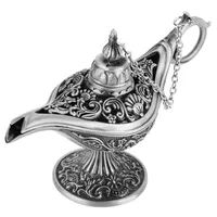 1x European Retro Aladdin Lamp Decor Metal Crafts Wishing light Aromatherapy Stove Tea Pot Ornaments Delicate Home Decoration - Image 5