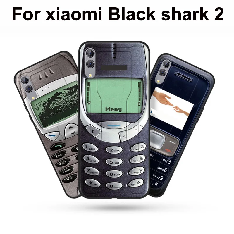 Для xiaomi black shark 2 Pro Чехол черный Shark 2pro Ретро мягкий чехол для телефона blackshark 2 pro Чехол защитный чехол fundas