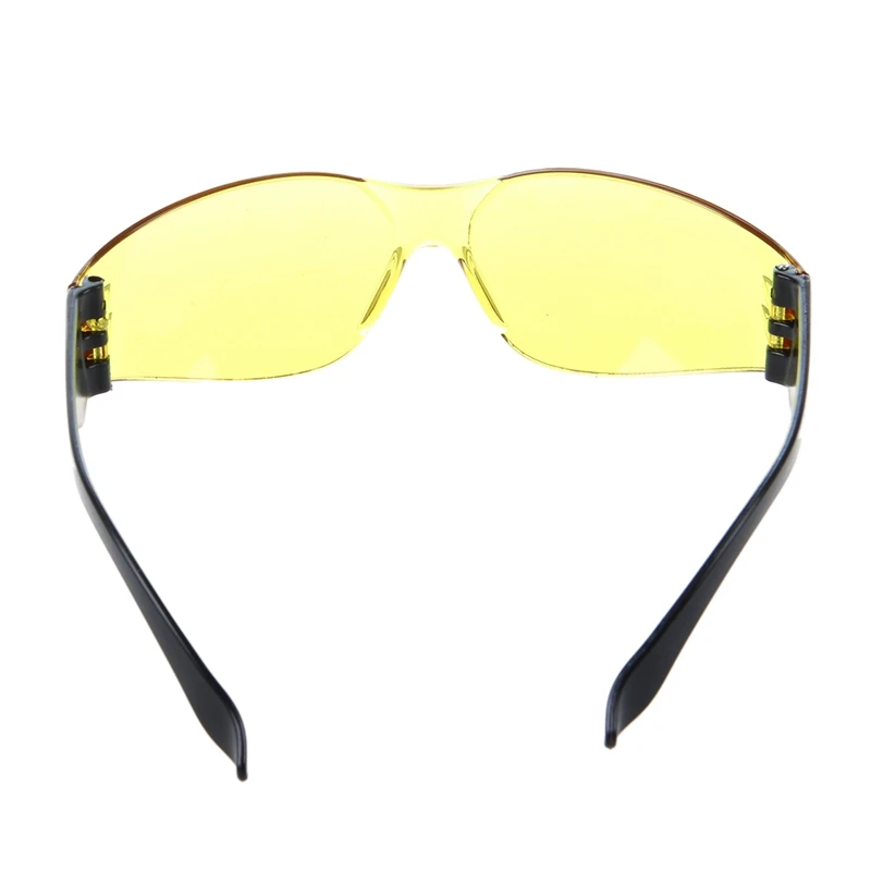 Promotion -- Yellow Clear Lens Indoor Outdoor Sports Safety Glasses Protective Eyewear protective goggles protective glasses