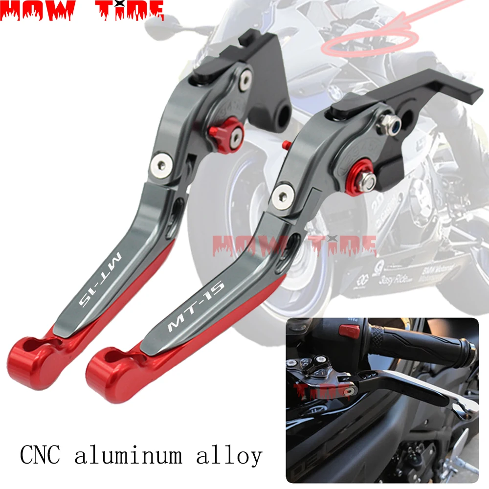 

Складной выдвижной Регулируемый рычаг тормозной муфты для YAMAHA MT-15 MT15 MT 15 M-slazz 150 2015-2019 2016 2017 2018