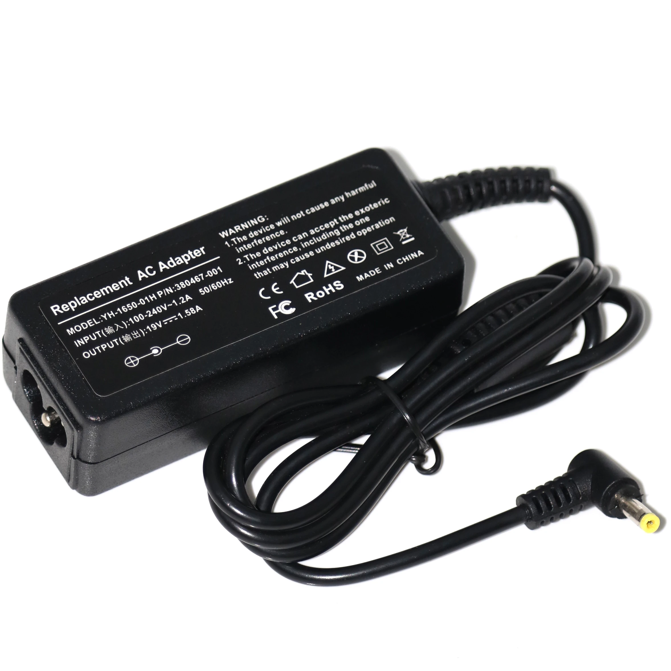 Fuente de alimentación cargador del portátil, de CA de 19V 1.58A para HP para COMPAQ 110 210 700 CQ10|Adaptador para ordenador portátil| - AliExpress