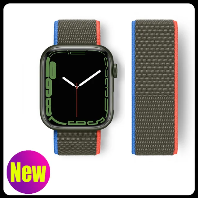 Nylon Strap for Apple Watch Band Series 765 45mm 41mm44mm 40mm  Smartwatch Watchband Belt Sport Bracelet on iWatch 4 3 42mm 38mm 63