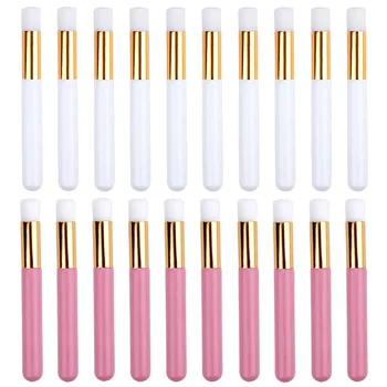 

50 Pieces Lash Shampoo Brushes Peel Off Blackhead Brush Remover Tool, Nose Pore Deep Cleaning Brush Facial Cleansing Brushes