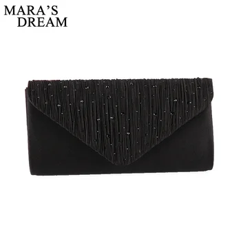 

Mara's Dream 2020 New Solid Color Fashion Ladies Bag Hot Diamond Dinner Banquet Bag Clutch Bag Tri-fold Bag