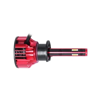 

Hi-Lo Beam Headlights 9-36V Replacement Bulbs 2pcs Red Car Auto H1 LED