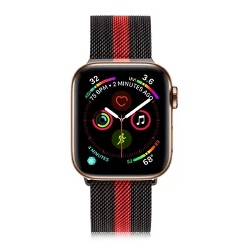 

Milanese Loop Band For Apple Watch 38mm 40mm 42mm 44mm Wristband For Series 1 2 3 4 5 Magnetic buckle Milanese Strap Sports