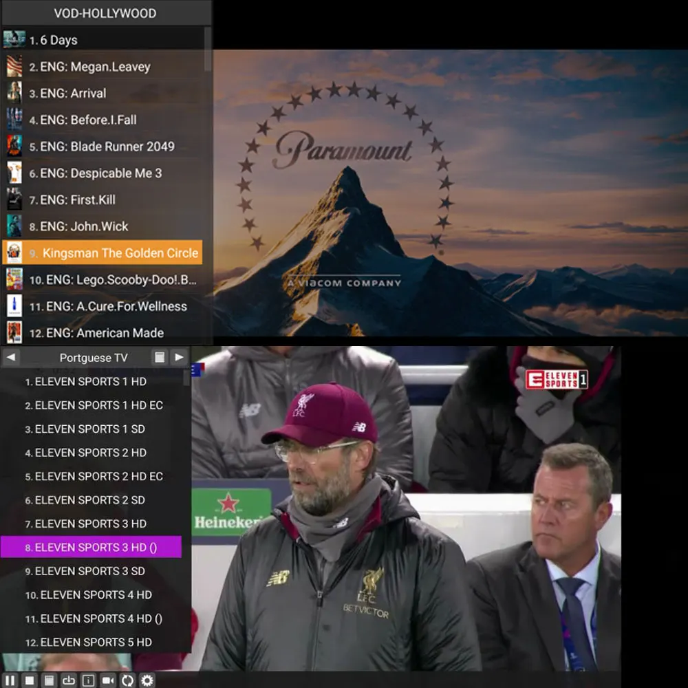 1 год Ip tv Италия M3U подписка Испания Польша Франция Live tv HD фильмы Спорт для Android Smart iptv-приставка Smarters enigma2