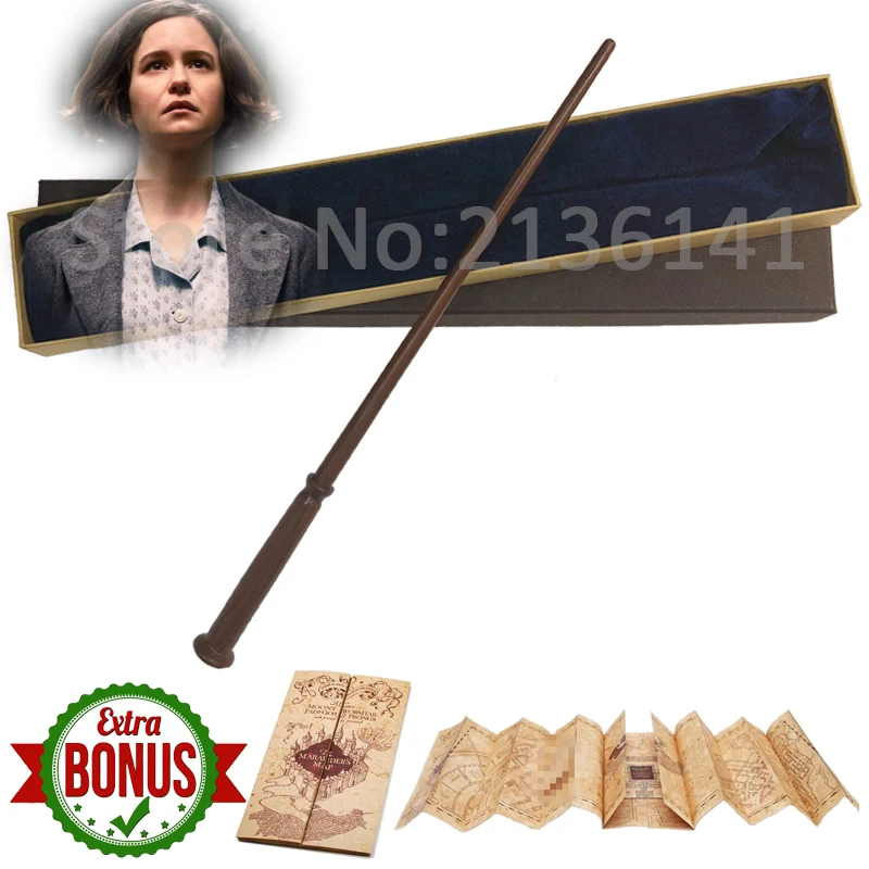 Tina 28 Kinds of Potter magic Wand With Gift Box Packing Metal-Core Magic Wand For Children Cosplay Harried Magical Wand With Bonus - Цвет: Tina